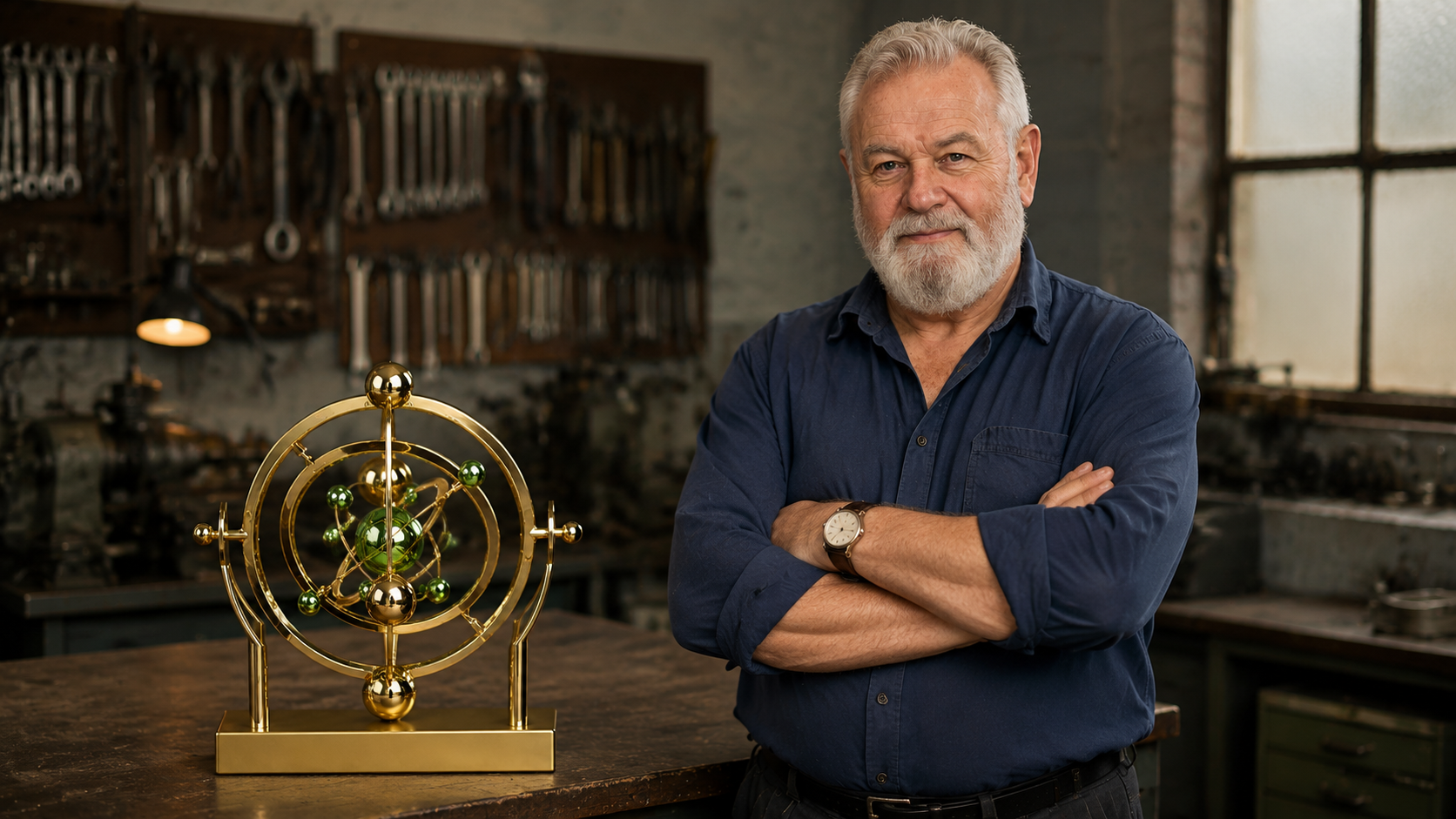 Brass Orbital Sculpture
